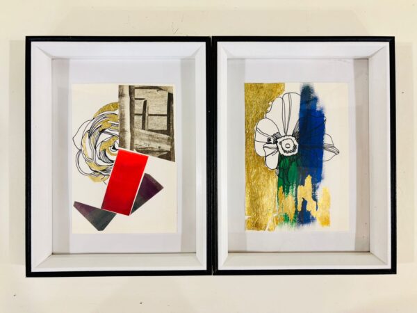 Floral Mess - 2 mini frames