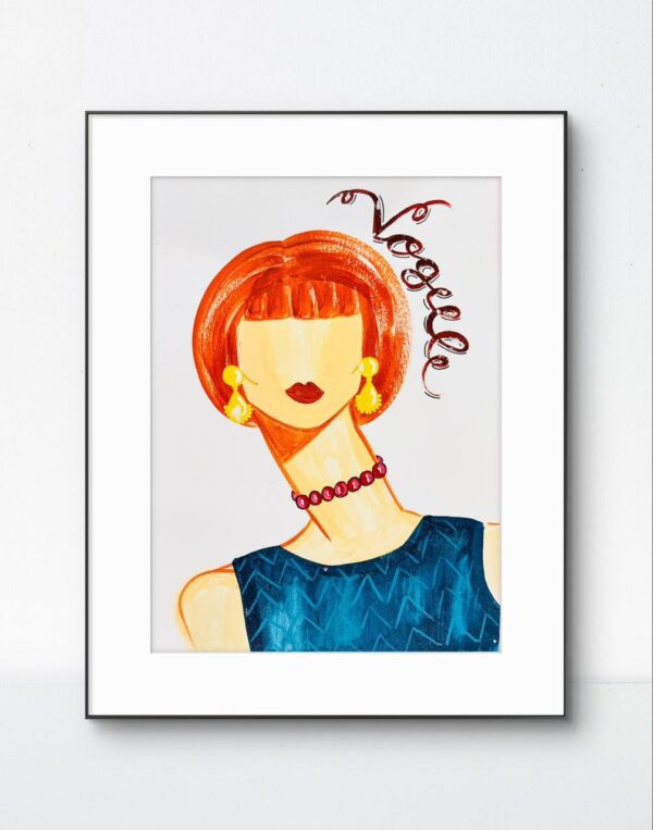 Vogue cover portrait 20s FashionSize - Image 2