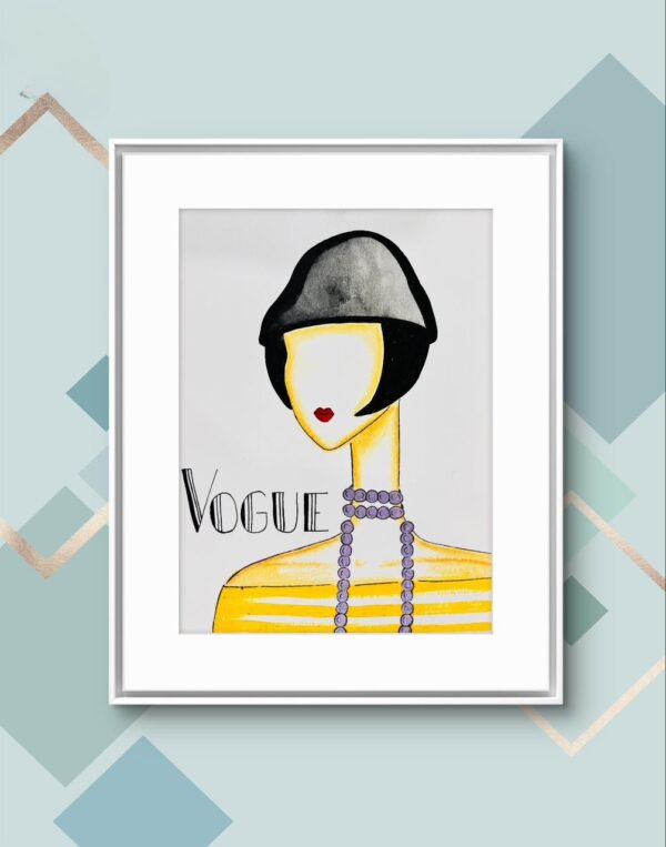 Vogue cover portrait 20s FashionSize S1