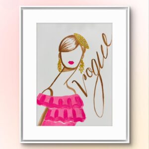 Vogue cover portrait 20s FashionSize S2