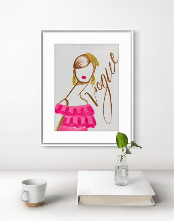 Vogue cover portrait 20s FashionSize S2 - Image 2