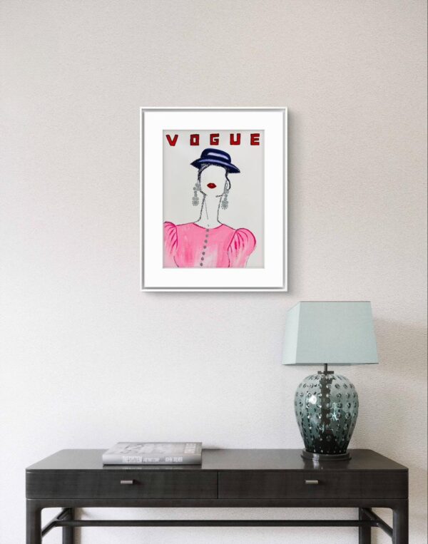Vogue cover portrait 40s FashionSize