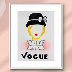 Vogue cover portrait 40s FashionSize S1