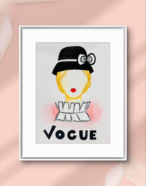 Vogue cover portrait 40s FashionSize S1