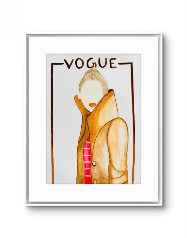 Vogue cover portrait Trench