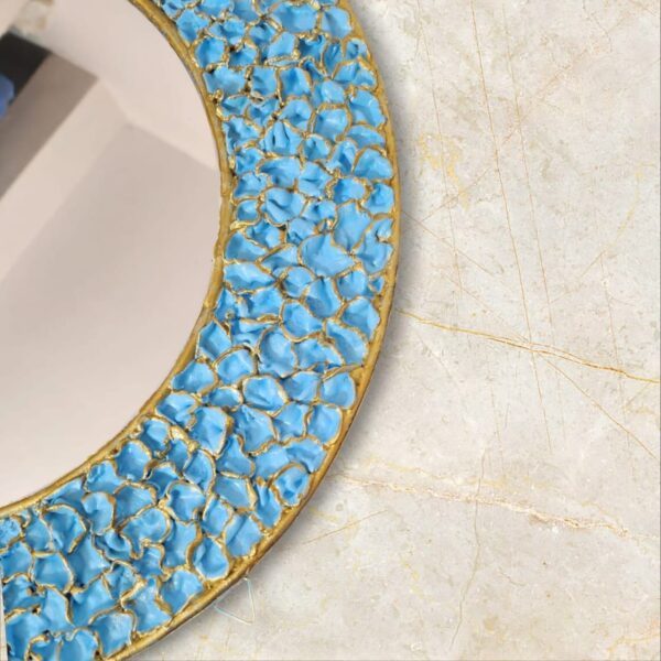 Blue Bliss Mirror Wall Frame - Image 2