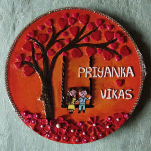 Couple name plate