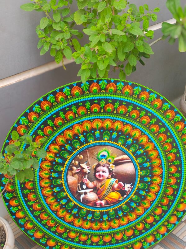 Krishan ji Mandala hanging - Image 2