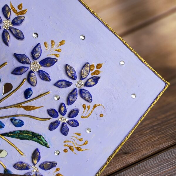 Purple Bouquet Wall Frame - Image 3