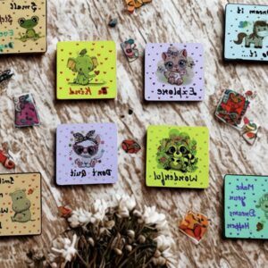 Quote cartoon fridge magnets