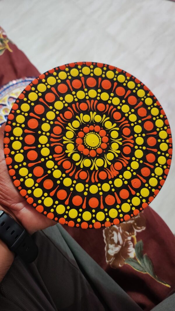 Red Mandala hanging