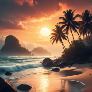 Sun meets sky