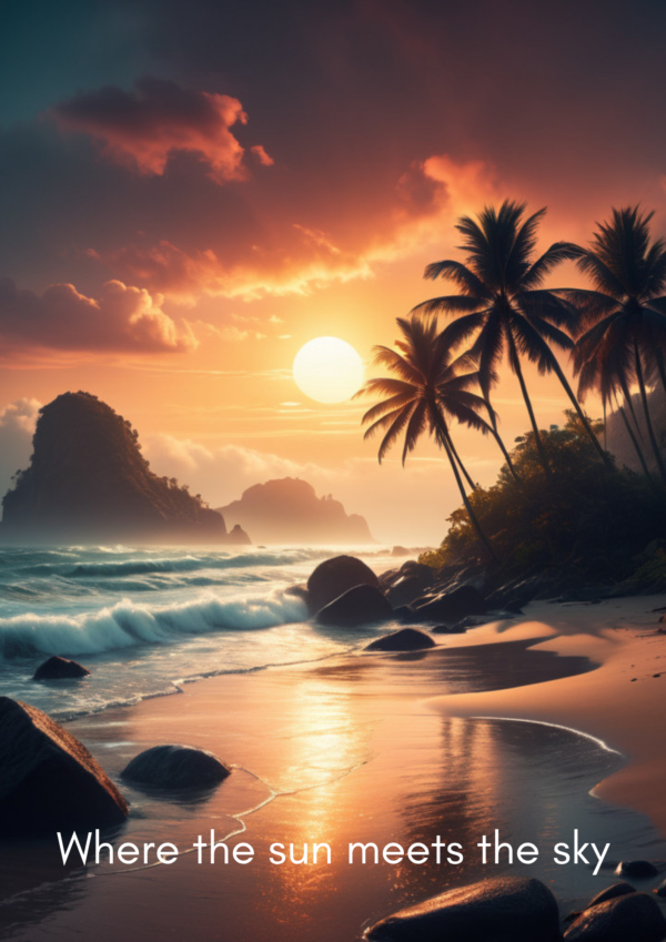 Sun meets sky