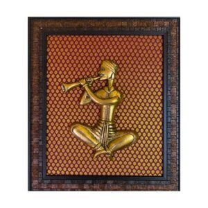 Brass Musician Wall Frame