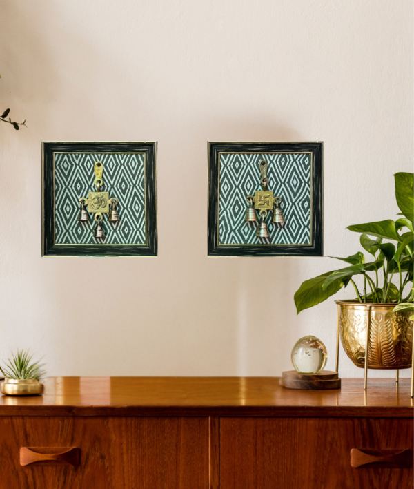 Om brass wall hanging - Image 2