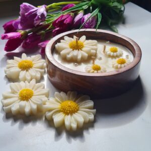 Wooden Bowl Candle
