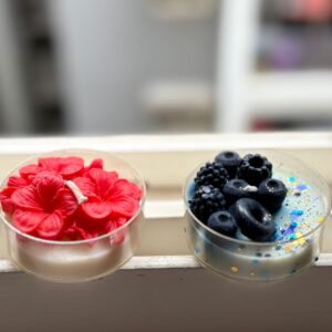 Jumbo Tea Light with white base
