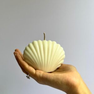 Shell candle- Set of 2