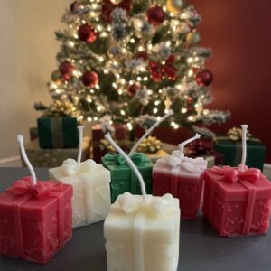 Christmas Present Candles - Set of 6